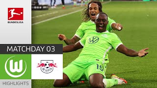 VfL Wolfsburg — RB Leipzig 1-0 | Highlights | Matchday 3 – Bundesliga 2021/22