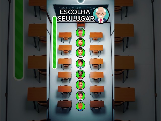 CUIDADO PRA NÃO SER PEGO PELO PROFESSOR! Ronaldo vs Messi