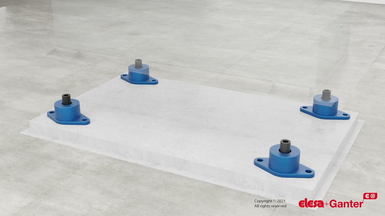 AVG Gummipuffer mit Flansch video