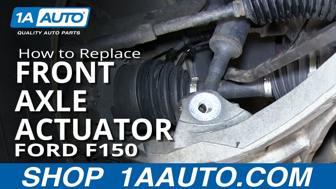 How To Install replace Front Axle Actuator 2004-2013 Ford ... 2008 ford expedition fuel system wiring diagram 