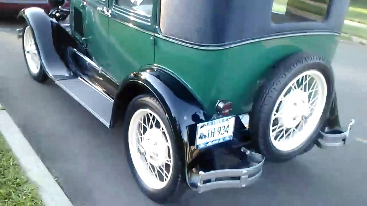 1929 Ford model a leatherback #5