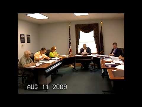 Champlain Town Board Meeting 8-11-09