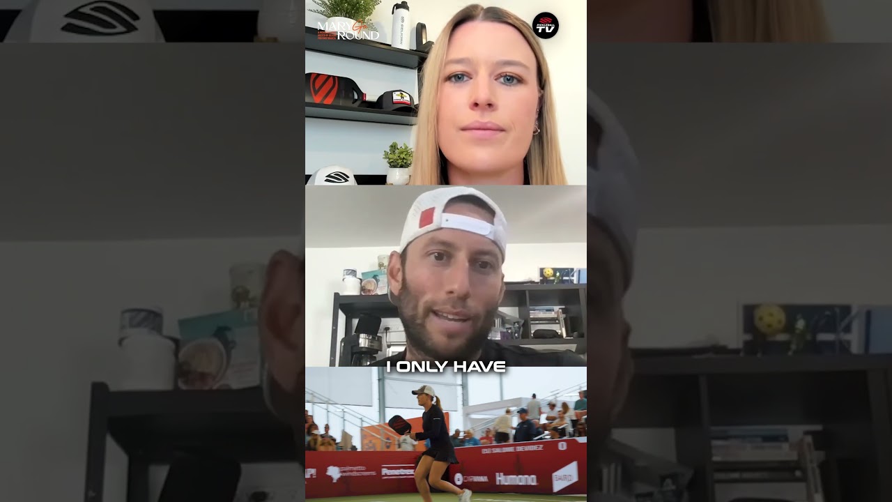 A sneak peek into what @thatpickleballguy life looks like 👀 Episode 21 of the MaryGoRound is live!