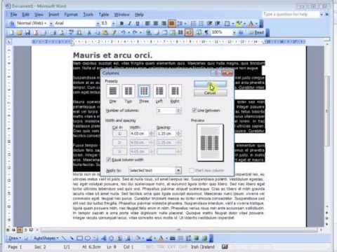 Instant Productivity: Newspaper Columns in your Word Documents  [Free Tutorial]
