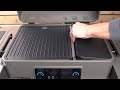 TYTUS Emberwood Electric Grill and Griddle with Grill and Prep Cart and Cover