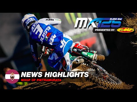 News Highlights - EMX125 Presented by FMF Racing - MXGP of Pietramurata 2021 #Motocross