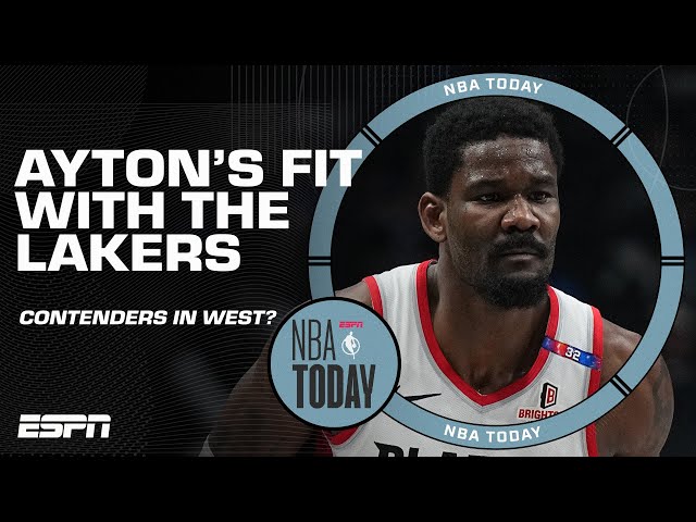 Does the Deandre Ayton signing push Lakers to Western Conference CONTENTION ⁉️👀 | NBA Today
