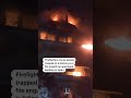 Firefighters rescue people from burning building in Spain  - 00:32 min - News - Video