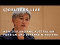 LIVE: New Zealand and Australian foreign and defense ministers press conference | REUTERS