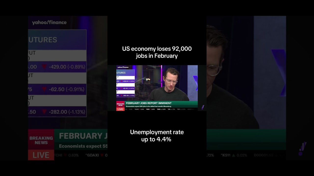 The US economy lost 92,000 jobs in a shocking February jobs report.