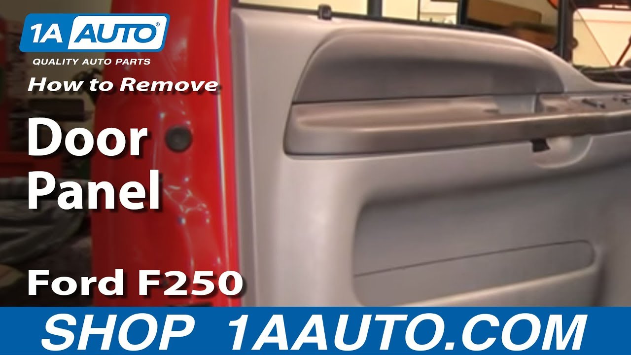 How to remove a door panel from a ford f250 #2