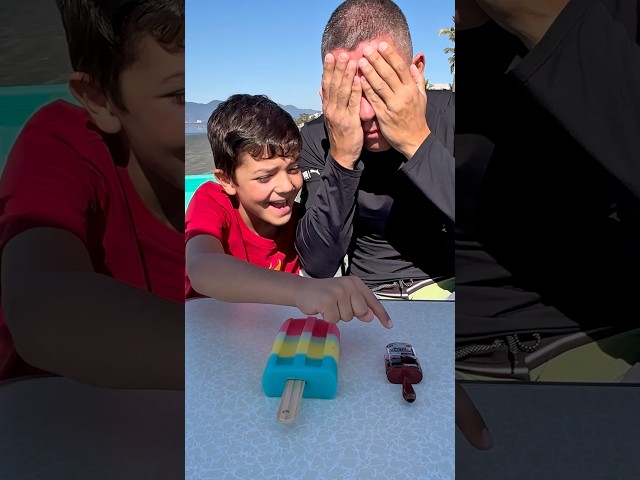 ELE ESCOLHEU DOCE DE VERDADE, MAS NÃO SABIA QUE PRECISAVA ABRIR #shorts