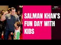 Salman Khan Celebrates Tiger 3 Success With Kids