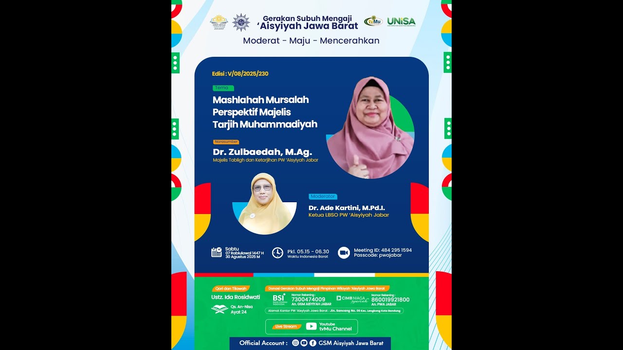 GSM | Mashlahah Mursalah Perspektif Majelis Tarjih Muhammadiyah - MuhammadiyahNews.com