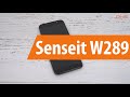 Распаковка смартфона Senseit W289 / Unboxing Senseit W289