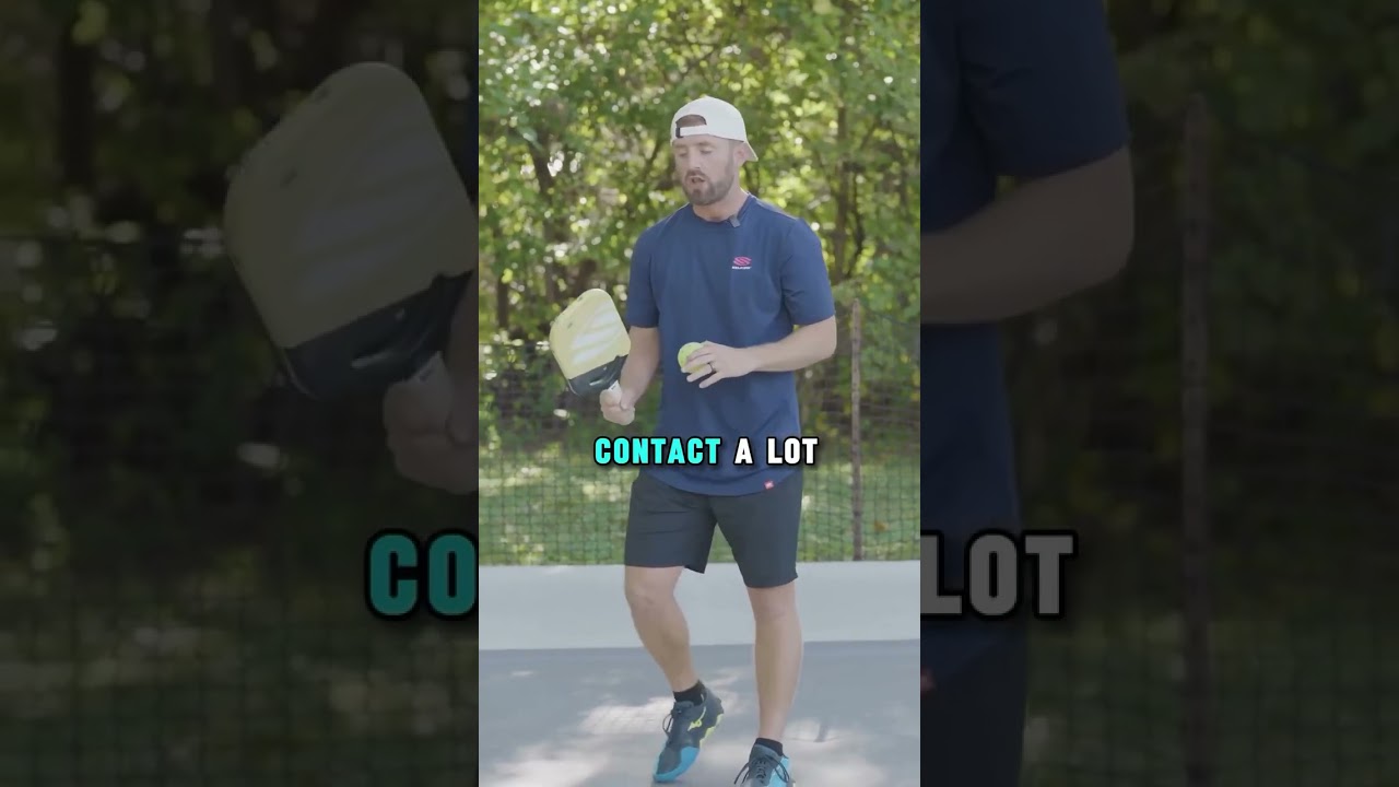 💡Pickleball Tips for a Better Drop Shot 2/5 Do you ever mishit the ball on your third shot drop? It