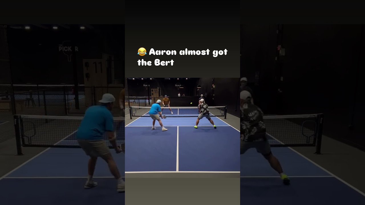 Aaron almost got a Bert #Pickleball #PickleballHighlights #PickleballLife #Shorts #YouTubeShorts