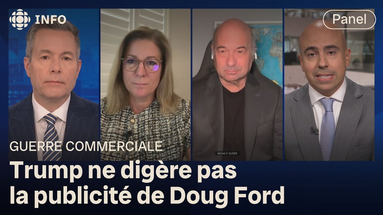 Trump fustige une publicité de l’Ontario sur les tarifs douaniers