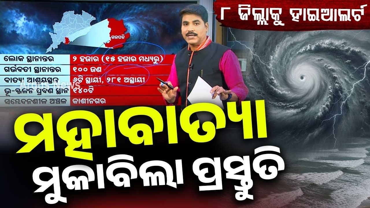 ୮ ଜିଲ୍ଲାକୁ ହାଇଆଲର୍ଟ | Cyclone Alert: Massive Evacuation In 8 Odisha Districts; Ministers Deployed