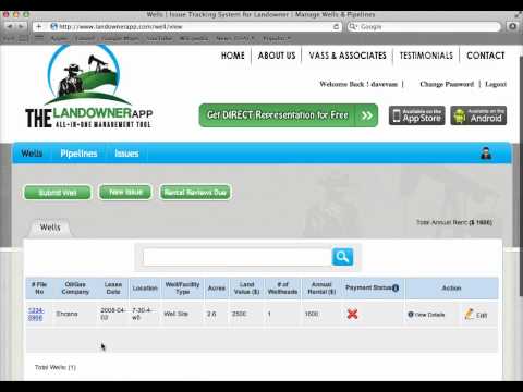 The Landowner App Video Demonstration | Issue Tracker For Landowners | Well Site & Pipeline