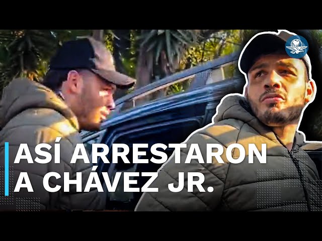 Difunden video del arresto de Julio César Chávez Jr. en EU