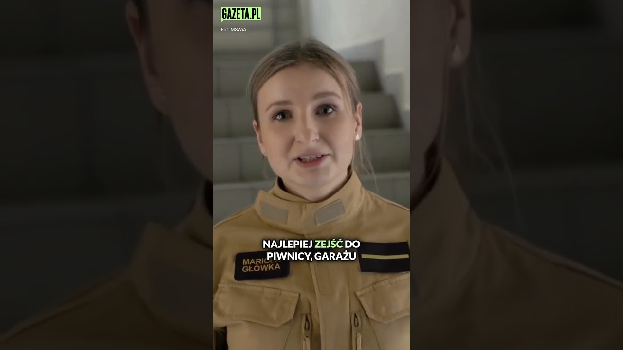 Co robić, gdy zawyją syreny alarmowe?