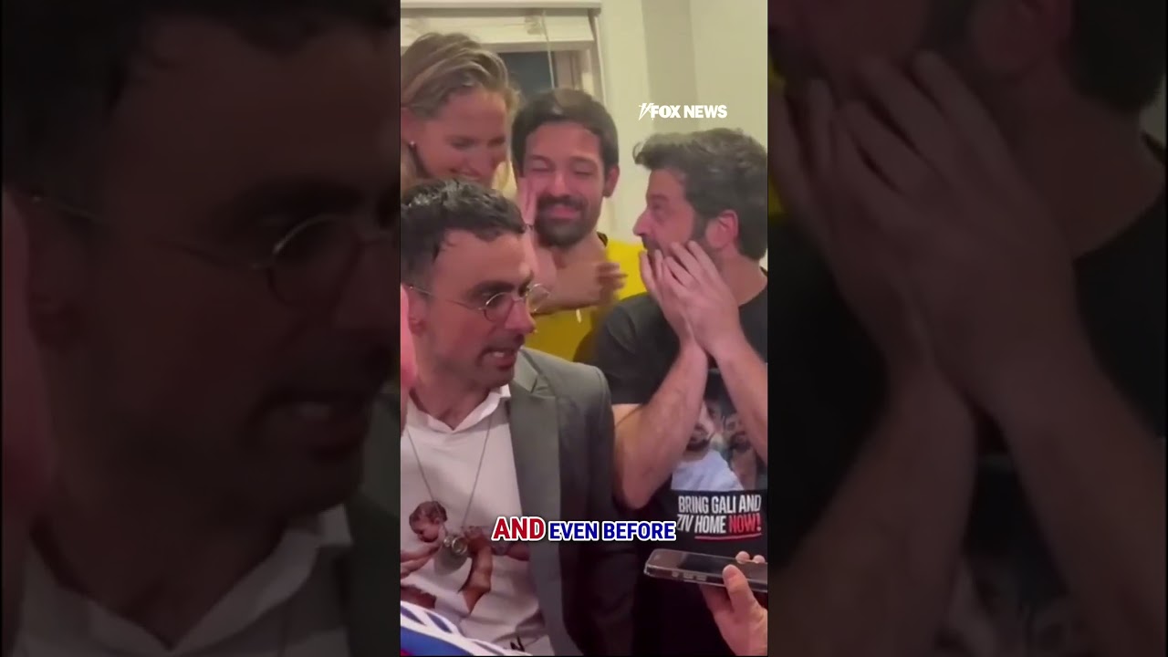 WATCH: Israeli hostage families celebrate with Trump on phone call #shorts #foxnews #israel #trump