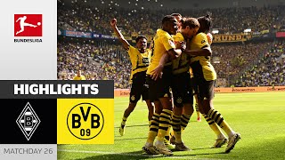 Sabitzer Leads BVB To Win! | Borussia M’gladbach — Borussia Dortmund 1-2 | Highlights | Matchday 29