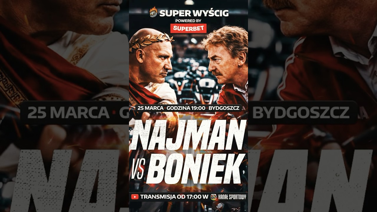 Najman kontra boniek: super wyścig już 25 marca! #shorts