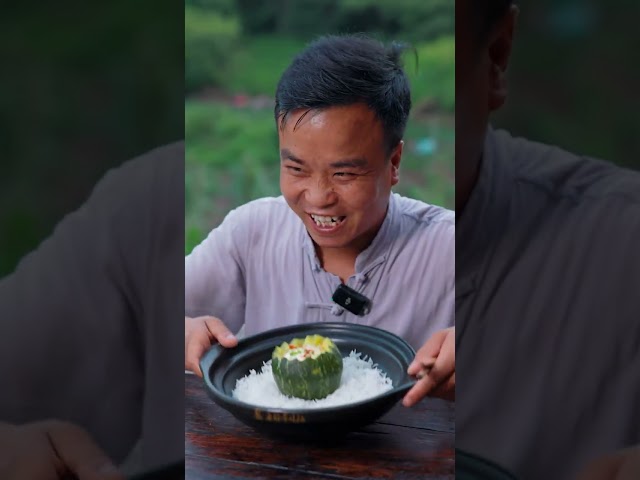 南瓜：要不是鸭老板面子，我早冲过去了 #mukbang #好吃还顶饱 #food