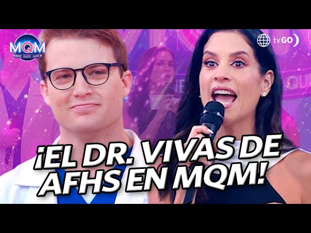 Mande Quien Mande: Mathías Spitzer, el "Dr. Vivas" de "AFHS" en el set de "MQM" (HOY)