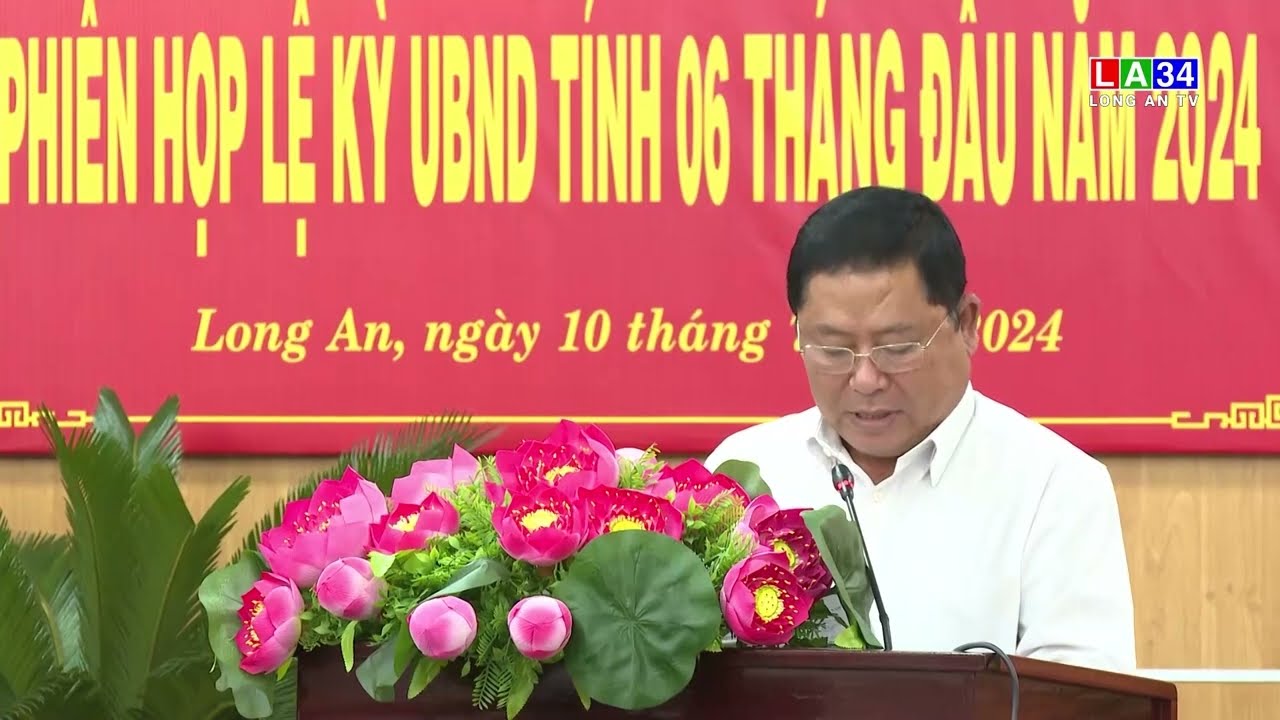 Phiên họp lệ kỳ UBND tỉnh 6 tháng đầu năm 2024