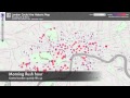 London Cycle Hire Timelapse