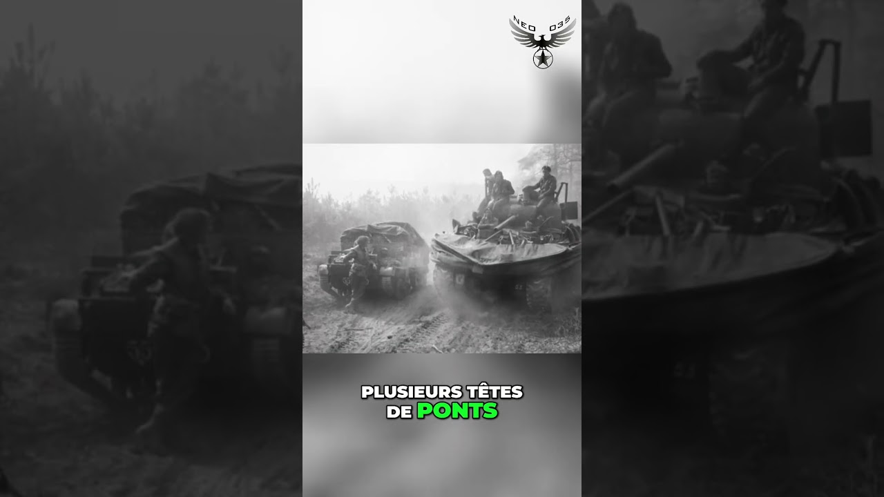 Opération Plunder: Le Franchissement du Rhin en Mars 1945 #shorts