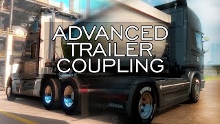 American Truck Simulator - Haladó pótkocsi felkapcsolás