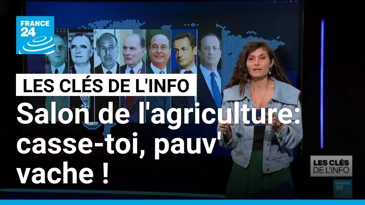 Salon de l'agriculture : casse-toi, pauv' vache ! • FRANCE 24