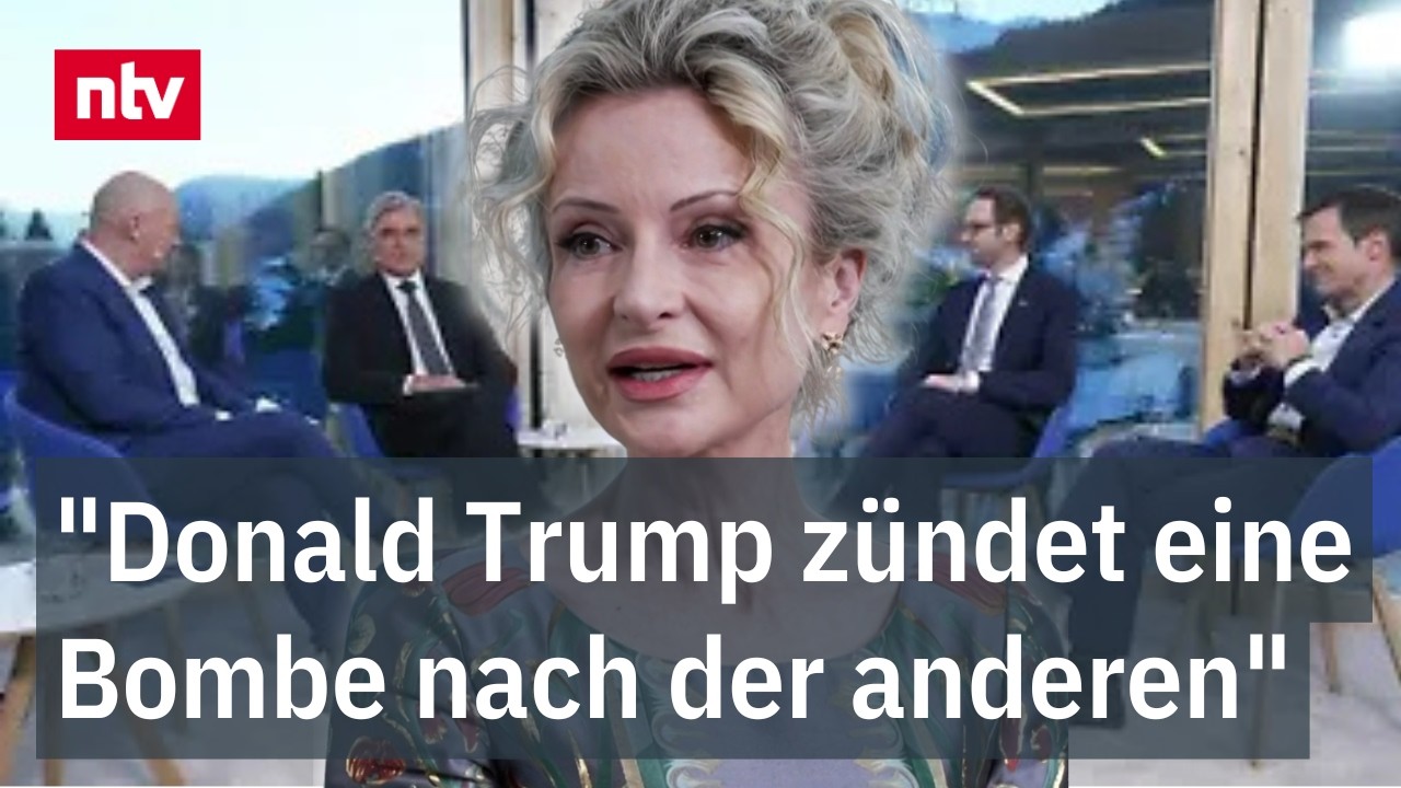"Donald Trump zündet eine Bombe nach der anderen" - ntv-Wirtschaftstalk in Davos | ntv
