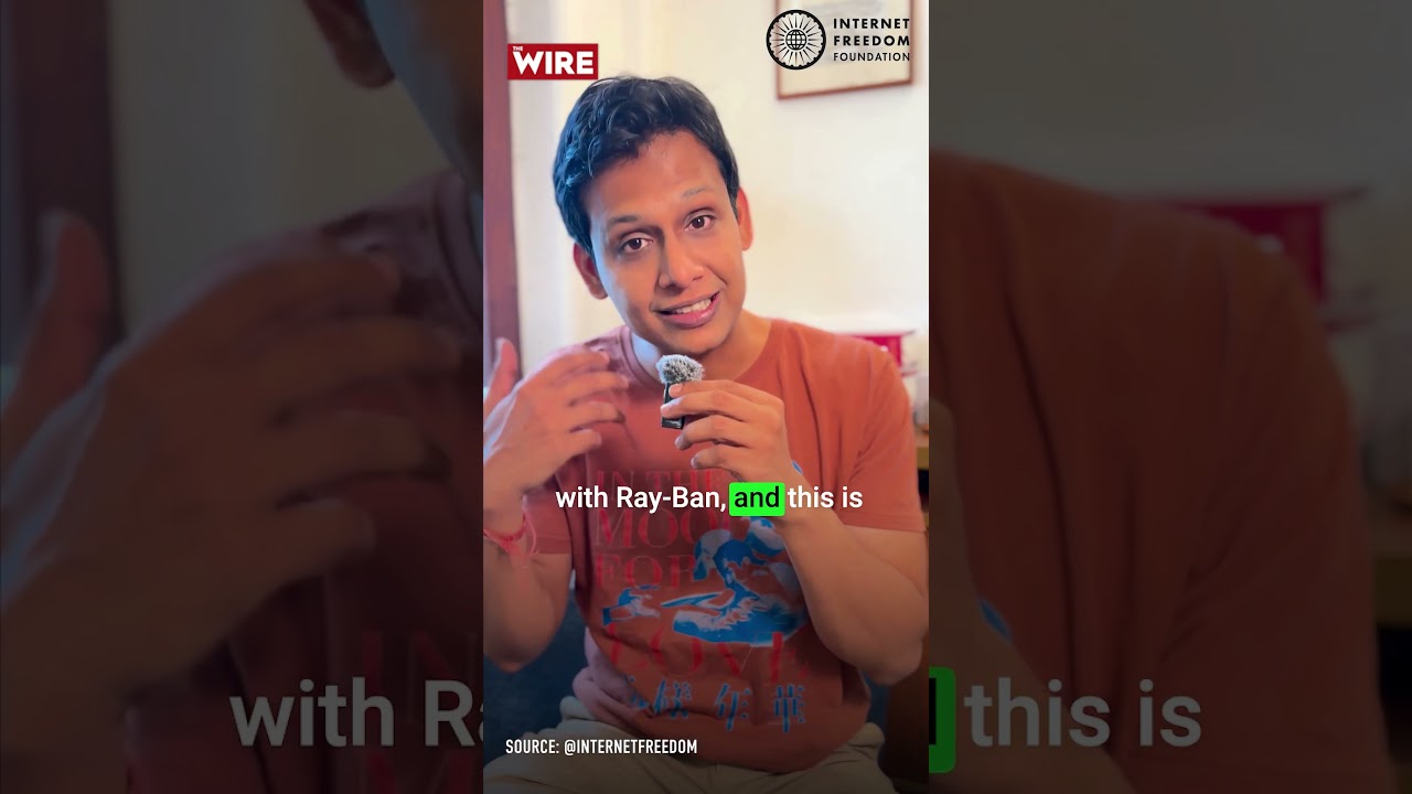 Ray-Ban Meta smart glasses: The center of a privacy dispute | Apar Gupta