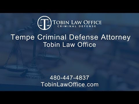 Tempe Criminal Defense Attorney | Tobin Law Office