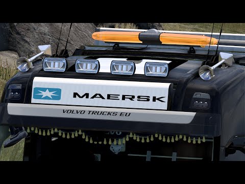 LIGHTBOX MAERSK VOLVO FH 2022 SANAX 1.0 1.50