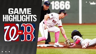 Nationals vs. Red Sox Game Highlights (5/12/24) | MLB Highlights