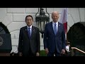 LIVE: Biden welcomes Japan Prime Minister Fumio Kishida for state visit  - 41:05 min - News - Video