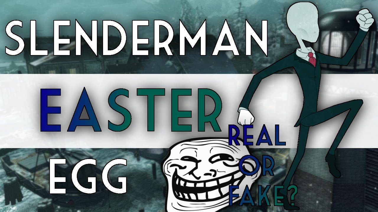 COD GHOSTS SLENDER MAN EASTER EGG? 