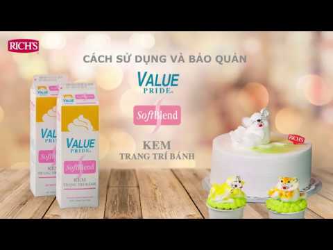 video Kem Trang trí Bánh Value Pride Softblend