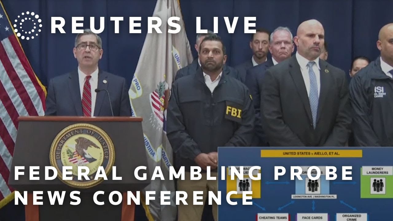 LIVE: News conference on NBA-related arrests for illegal gambling