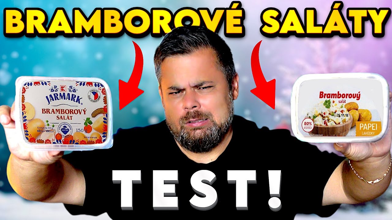 TEST BRAMBOROVÝCH SALÁTŮ ze supermarketů! ALE VÍTĚZE MÁME!