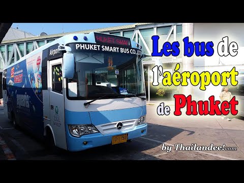 les bus entre l’aéroport de phuket et les plages ou la ville