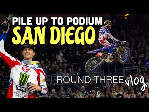 PILEUP TO PODIUM - Christian Craig Salvages Podium After Crash San Diego Round 3