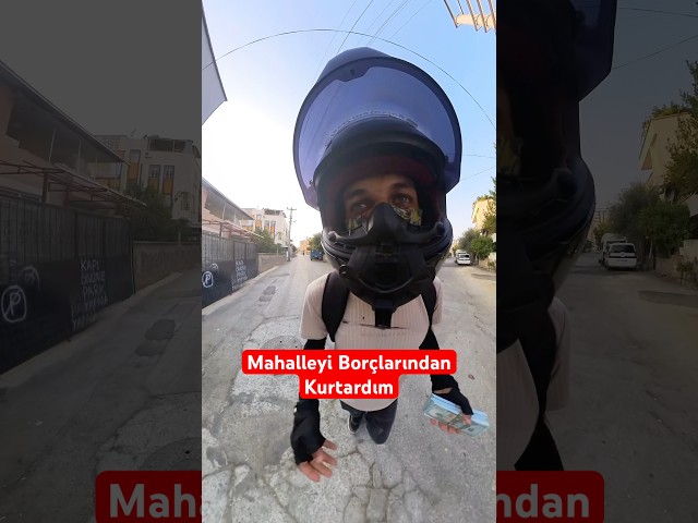 Bütün Mahalleyi Borçlarından Kurtardım 🙏 #shorst #motovlog #motorcu #motorcukavgaları #mersin