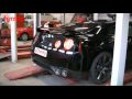 Nissan GT-R with replaced mid pipe from Ferrita